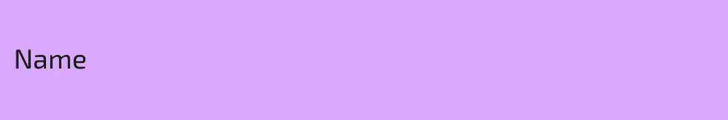 Name 